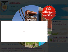 Tablet Screenshot of ecotourisme-gabon.com